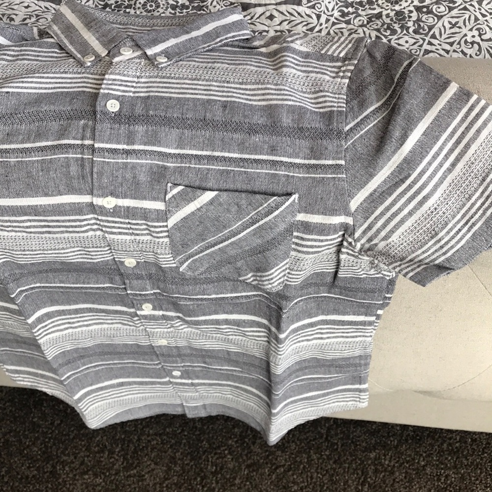 Men's ridge runner stripe shirt 
Grey M - Picture 3 of 5